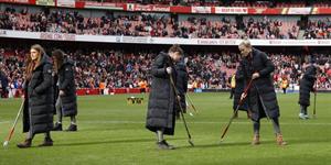 All-female grounds team at Emirates Stadium